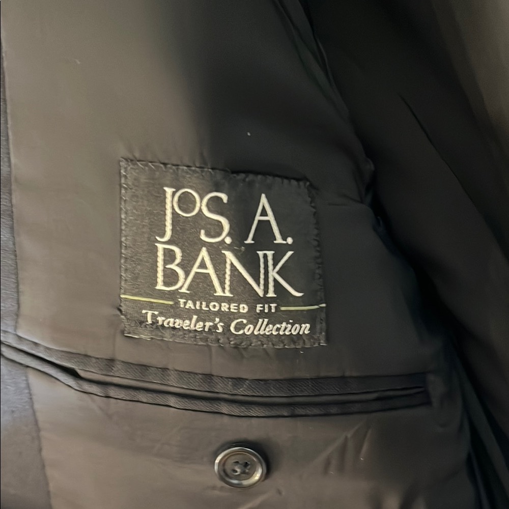 Black Classic Two-Button Suit Jacket - image 4